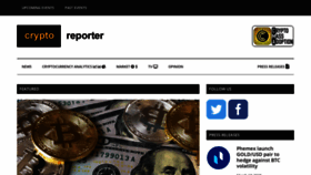 What Crypto-reporter.com website looked like in 2020 (4 years ago)
