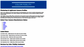 What Colorfidelity.com website looked like in 2020 (4 years ago)