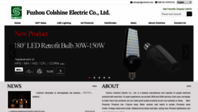 What Colshine.com website looked like in 2020 (4 years ago)
