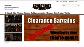 What Cowboybootstore.co.uk website looked like in 2020 (4 years ago)