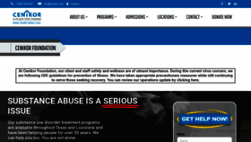 What Cenikor.org website looked like in 2020 (4 years ago)