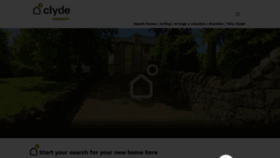 What Clydeproperty.co.uk website looked like in 2020 (4 years ago)
