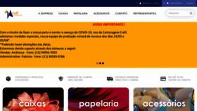 What Craftembalagens.com.br website looked like in 2020 (4 years ago)