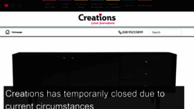 What Creations-interiors.com website looked like in 2020 (4 years ago)