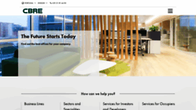 What Cbre.pt website looked like in 2020 (4 years ago)