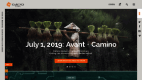 What Caminoglobal.org website looked like in 2020 (6 years ago)