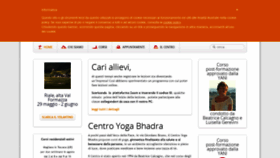What Centroyoga.it website looked like in 2020 (4 years ago)