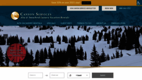 What Canyonservices.com website looked like in 2020 (4 years ago)