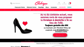 What Cendriyon.com website looked like in 2020 (4 years ago)