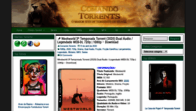 What Comandotorrentshd.net website looked like in 2020 (4 years ago)