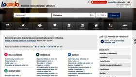 What Chihuahua.locanto.com.mx website looked like in 2020 (4 years ago)