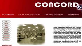What Concorddoc.com website looked like in 2020 (4 years ago)