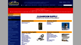 What Cleanroomsupply.com website looked like in 2020 (4 years ago)
