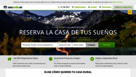 What Casasrurales.net website looked like in 2020 (4 years ago)