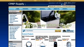 What Cpap-supply.com website looked like in 2020 (4 years ago)