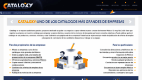 What Cataloxy.mx website looked like in 2020 (4 years ago)