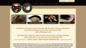 What Celticcrabproducts.co.uk website looked like in 2020 (4 years ago)
