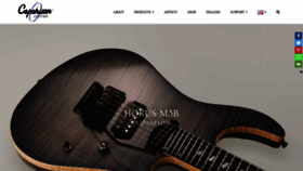 What Caparisonguitars.com website looked like in 2020 (4 years ago)