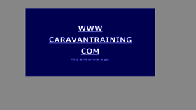 What Caravantraining.com website looked like in 2020 (4 years ago)