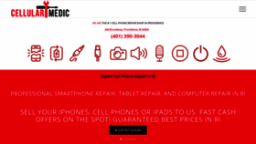 What Cellular-medic.com website looked like in 2020 (4 years ago)