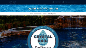What Crystalrainpools.com website looked like in 2020 (4 years ago)