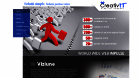 What Creativit.biz website looked like in 2020 (4 years ago)