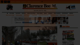 What Clarencebee.com website looked like in 2020 (4 years ago)