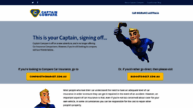 What Captaincompare.com.au website looked like in 2020 (4 years ago)