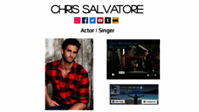 What Chrissalvatore.com website looked like in 2020 (4 years ago)