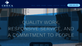 What Cioccas.com website looked like in 2020 (5 years ago)