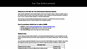 What Cartaxenforcement.co.uk website looked like in 2020 (4 years ago)
