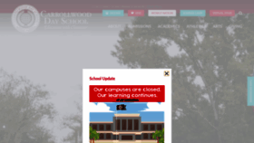 What Carrollwooddayschool.org website looked like in 2020 (4 years ago)