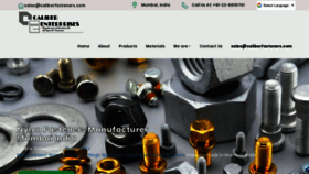 What Caliberfasteners.com website looked like in 2020 (4 years ago)