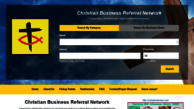 What Christianbusinessphonebook.com website looked like in 2020 (4 years ago)
