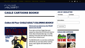 What Caglebook.com website looked like in 2020 (4 years ago)