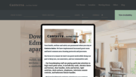 What Canterrasuites.com website looked like in 2020 (4 years ago)