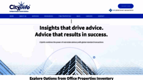 What Cityinfoservices.com website looked like in 2020 (4 years ago)