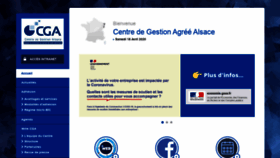 What Cgalsace.fr website looked like in 2020 (4 years ago)