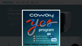 What Coway-usa.com website looked like in 2020 (4 years ago)