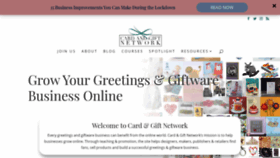 What Cardandgiftnetwork.com website looked like in 2020 (4 years ago)