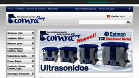 What Comrashop.es website looked like in 2020 (4 years ago)
