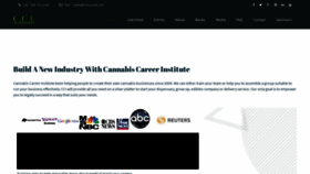 What Cannabiscareerinstitute.com website looked like in 2020 (4 years ago)