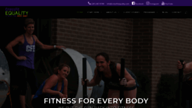What Crossfitequality.com website looked like in 2020 (4 years ago)
