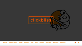 What Clickbliss.net website looked like in 2020 (4 years ago)
