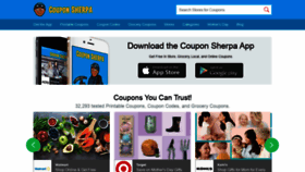 What Couponsherpa.com website looked like in 2020 (4 years ago)