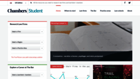What Chambersstudent.co.uk website looked like in 2020 (4 years ago)