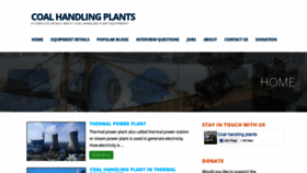 What Coalhandlingplants.com website looked like in 2020 (5 years ago)