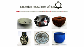 What Ceramicssa.org website looked like in 2020 (4 years ago)