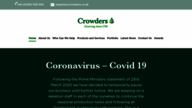 What Crowdersnurseries.co.uk website looked like in 2020 (4 years ago)