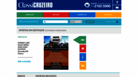 What Classicruzeiro.com.br website looked like in 2020 (5 years ago)